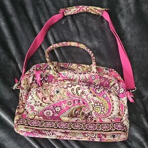 Vera Bradley Pink Paisley Laptop Bag